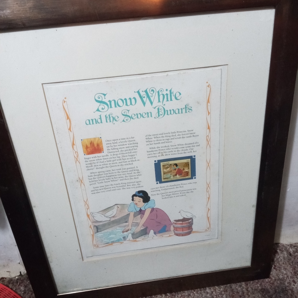 Disney photos frames snow white